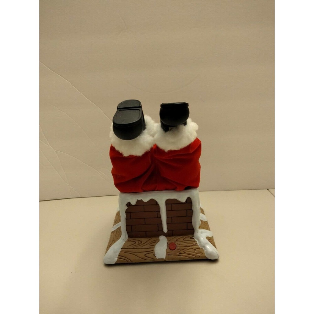 Gemmy animated, talking Santa in chimney. Excellent condition.